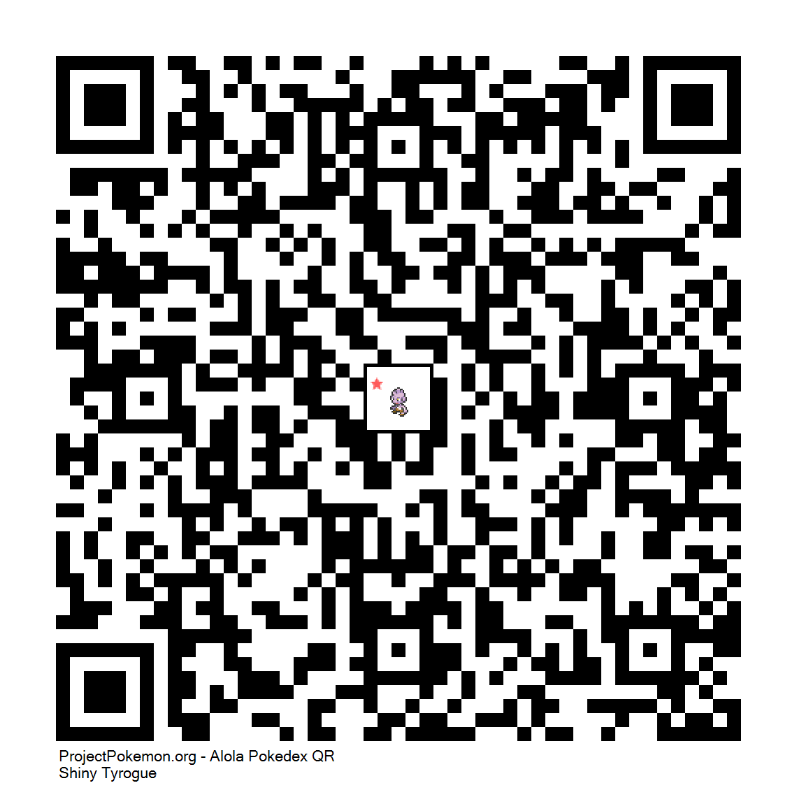 Cdigo QR de Tyrogue variocolor